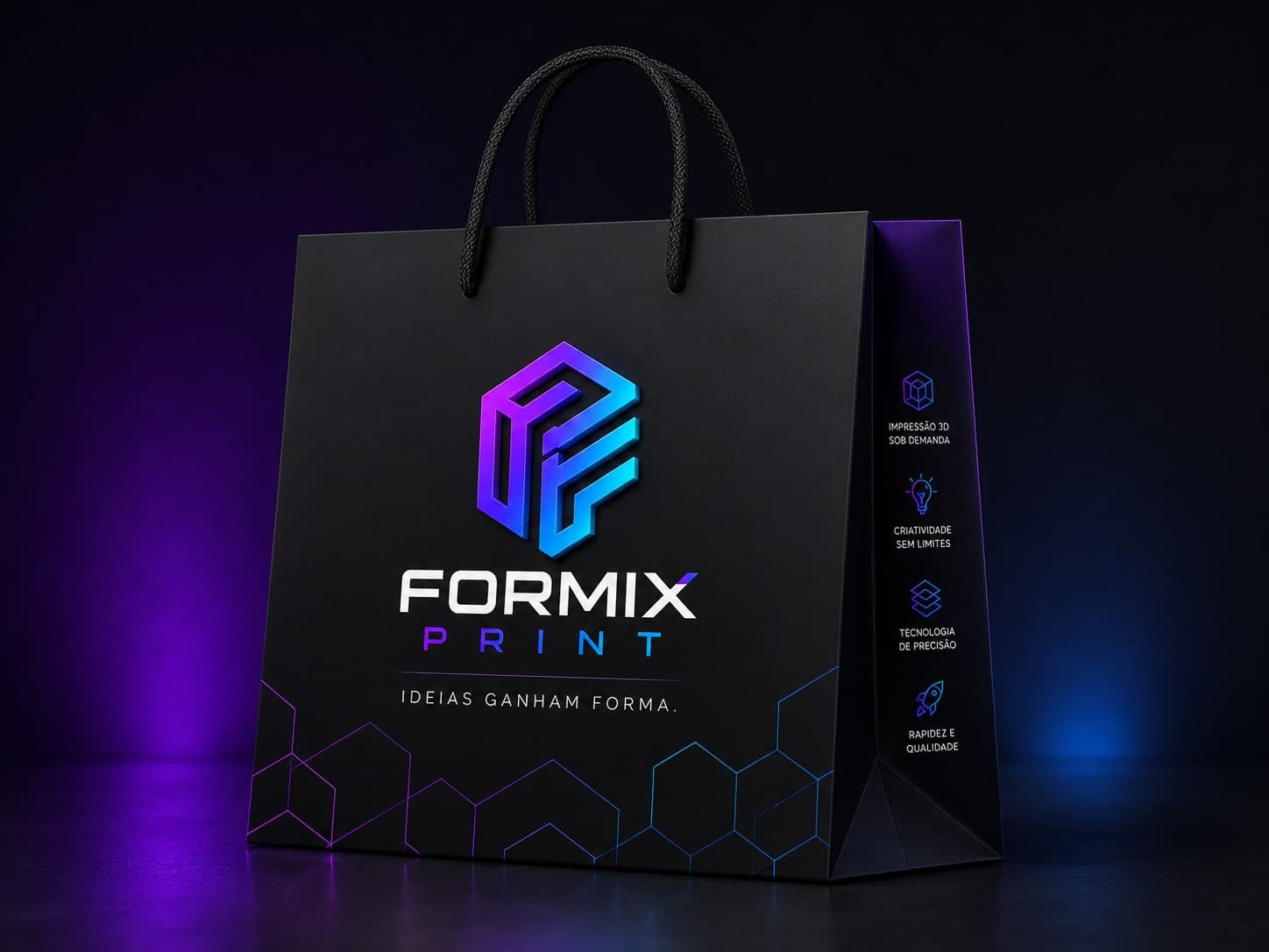 Aplicação da identidade Formix Print